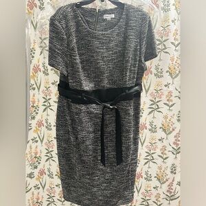 Calvin Klein Belted Dress